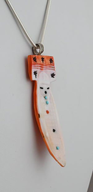 Corn Maiden Pendant (Zuni)