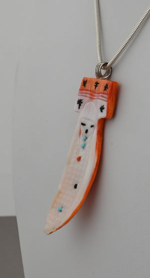 Corn Maiden Pendant (Zuni)