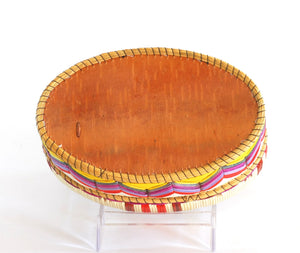 Quill Box with "Diamond" Center and Fan Accents by Marina Recollet