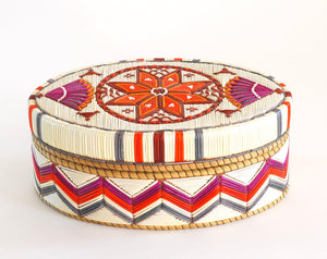 Quill Box with Center Star and Side Fans by Marina Recollet