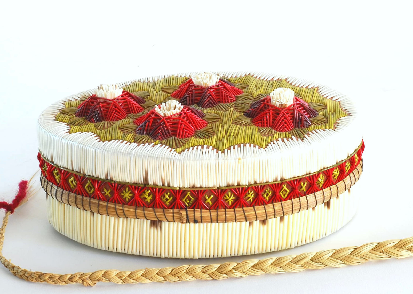 Anishinaabe Birchbark Box by Clara Barker