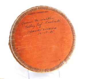 Quill Box with Running Wolves by Yvonne Walker Keshick