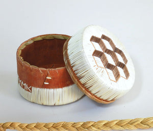 Quill Box with Multiple Cubes by Yvonne Walker Keshick