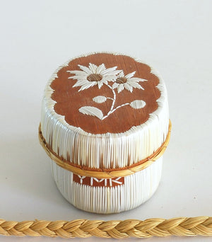 Quill Box with Wildflowers by Yvonne Walker Keshick