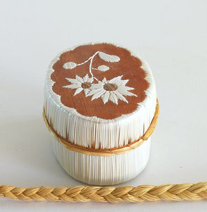 Quill Box with Wildflowers by Yvonne Walker Keshick
