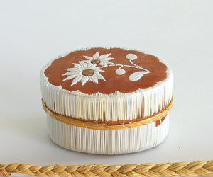 Quill Box with Wildflowers by Yvonne Walker Keshick