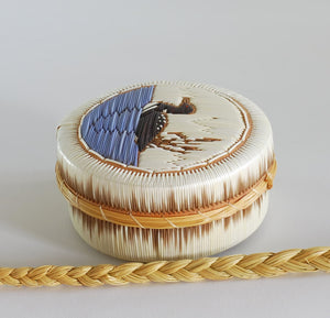 Quill Box with Floating Loon by Penny Worthington