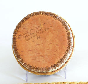 Quill Box with Flower and Buds by Yvonne Walker Keshick