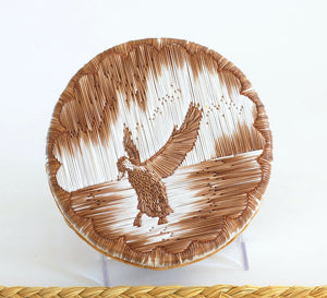 Quill Box with Duck Coming in for a Landing by Yvonne Walker Keshick