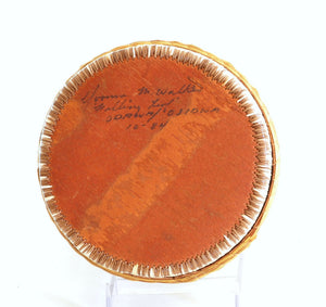 Quill Box by Yvonne Walker Keshick "Bison Wading in Water"