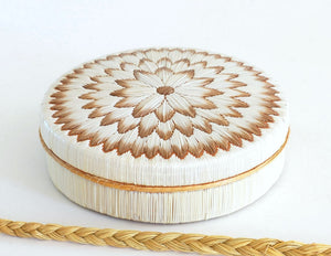 Quill Box with Flower Burst by Yvonne Walker Keshick