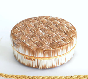 Quill Box with "Basket Weave" Design by Yvonne Walker Keshick