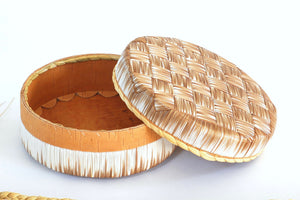 Quill Box with "Basket Weave" Design by Yvonne Walker Keshick