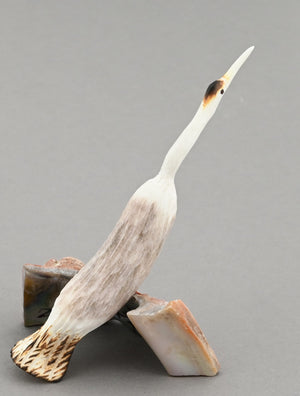 Sandhill Crane Fetish by Ruben Najera