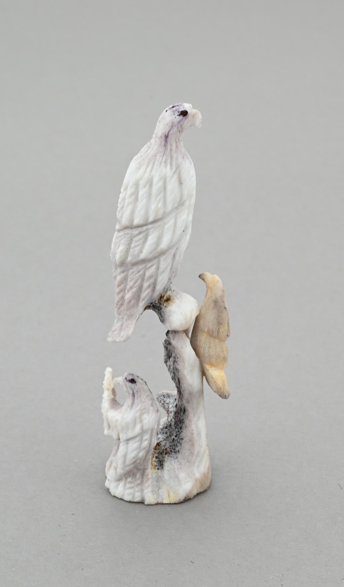 Eagle Fetish with 2 Eaglets by Ruben Najera