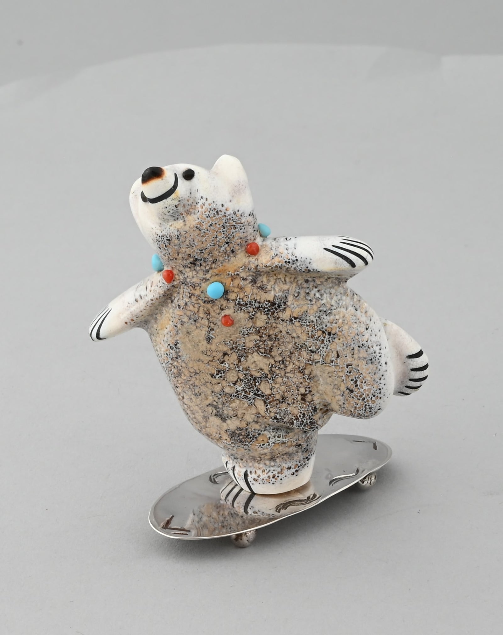 Bear Fetish on a Skateboard by Claudia Peina