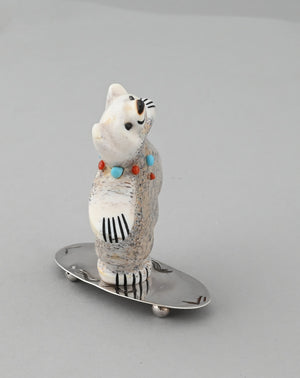 Bear Fetish on a Skateboard by Claudia Peina