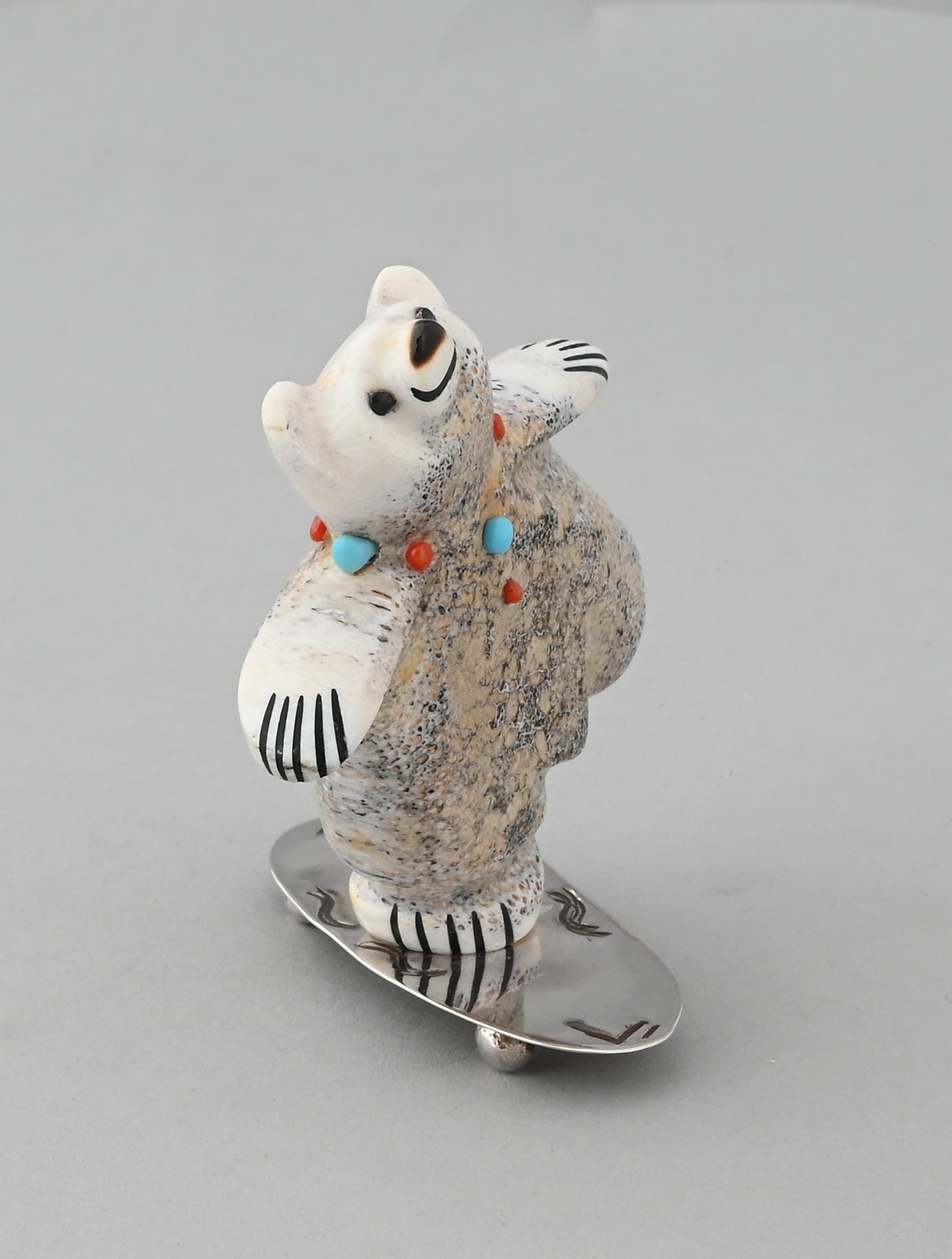 Bear Fetish on a Skateboard by Claudia Peina