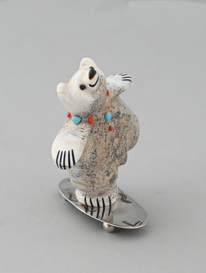 Bear Fetish on a Skateboard by Claudia Peina
