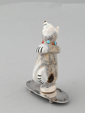 Bear Fetish on a Skateboard by Claudia Peina