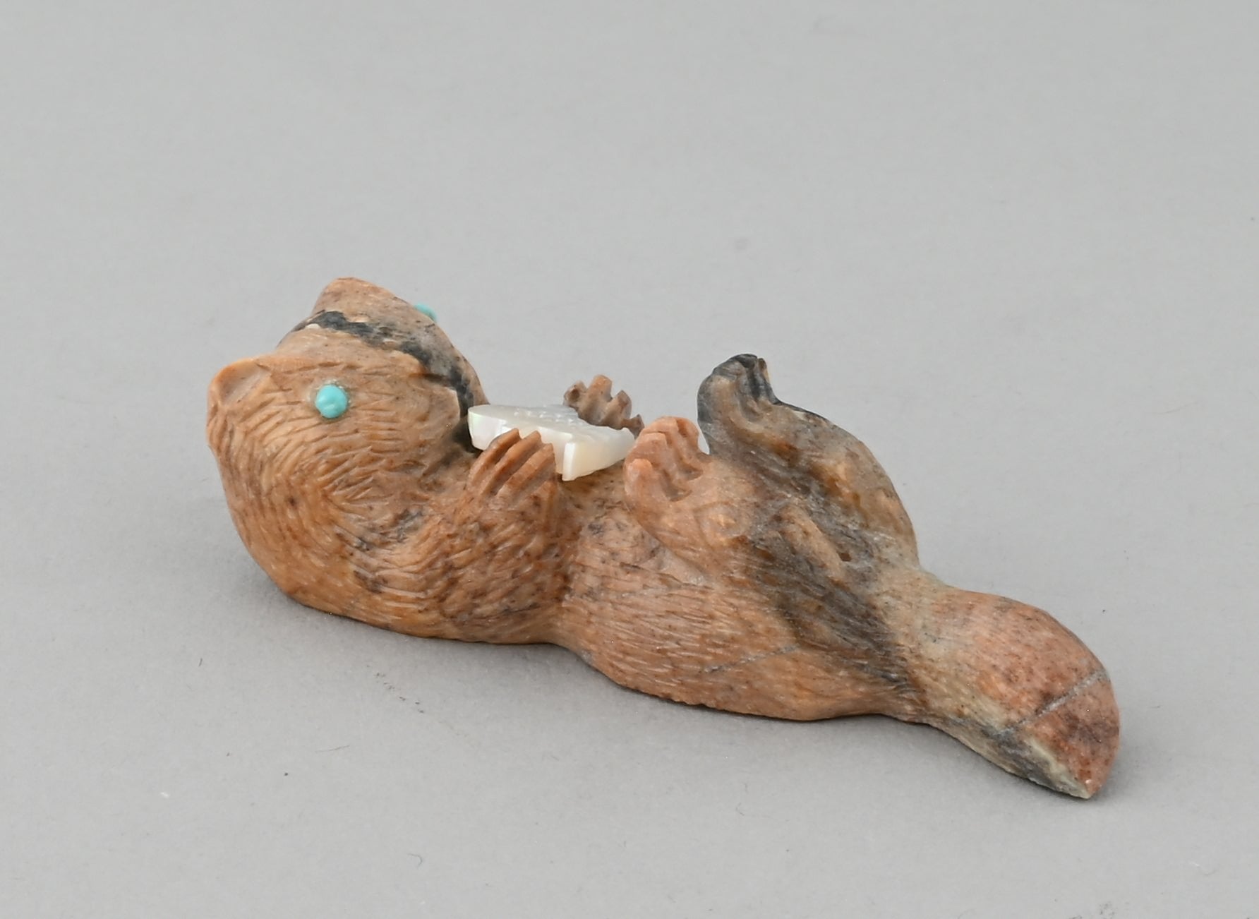 Otter Fetish with Fish by Bernie Lasalute