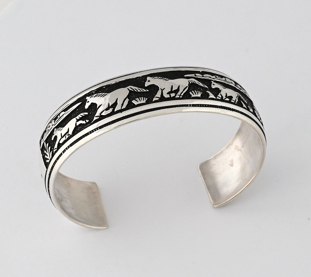 Bracelet with Running Horses by Rosita Singer