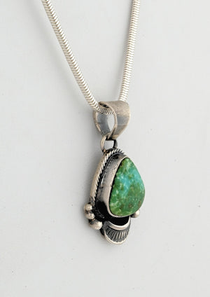 Pendant with Sonoran Turquoise by Thomas Francisco