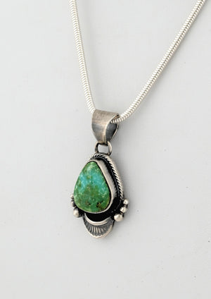 Pendant with Sonoran Turquoise by Thomas Francisco