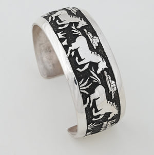 Bracelet with Horses by Rosita Singer