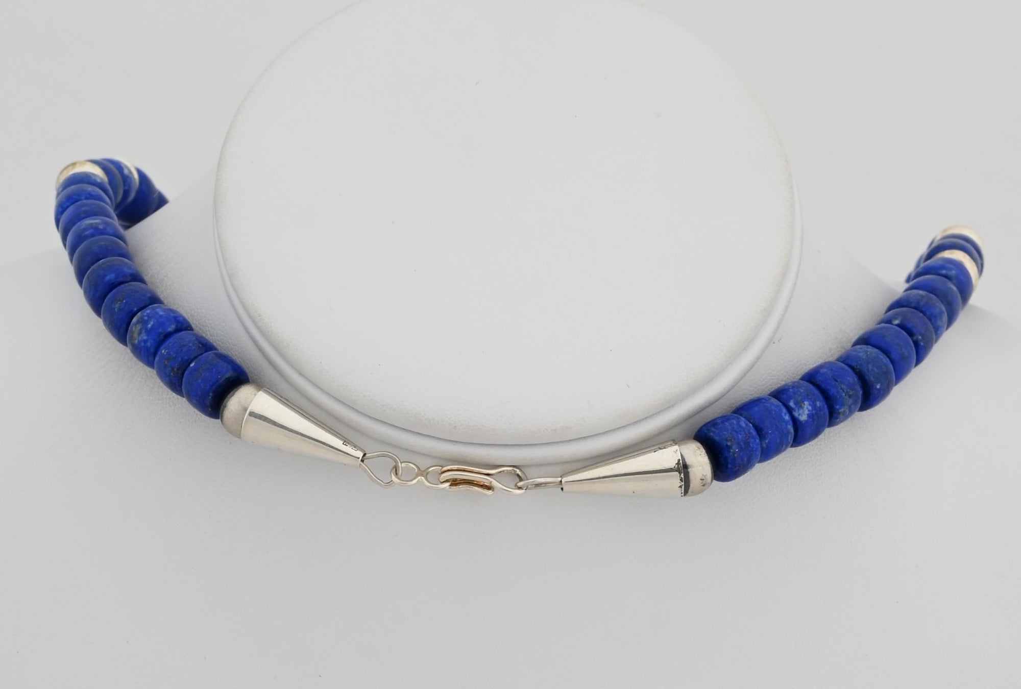 Necklace with High Grade Lapis Lazuli Beads by Fred Archuletta