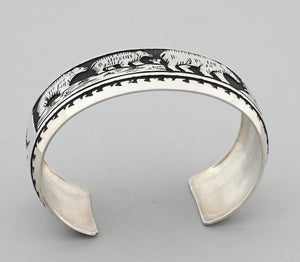 Bracelet with Mama Bear and Two Cubs by Rosalita Singer