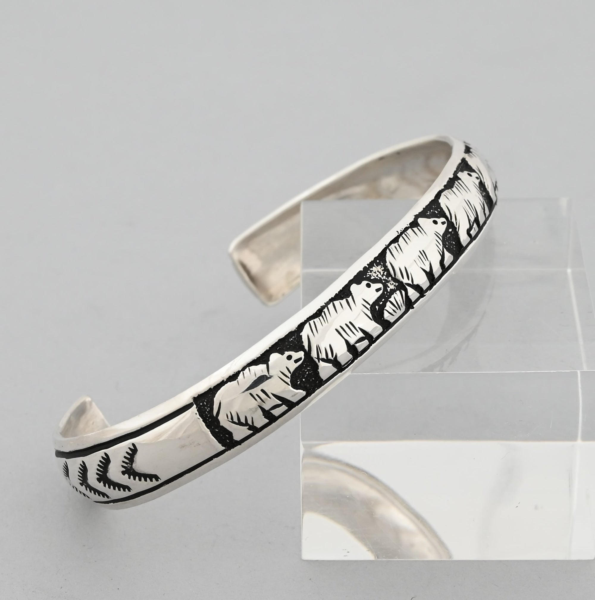 Bracelet with Five Bears by Rosalita Singer