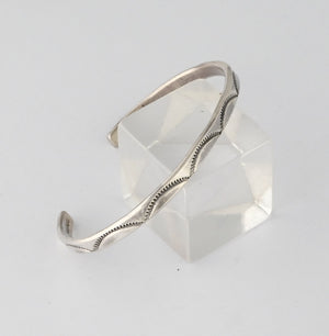 Sterling Cuff Bracelet by Ben Tahe