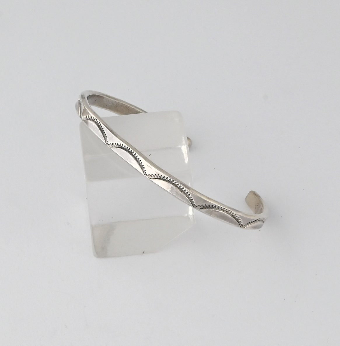 Sterling Cuff Bracelet by Ben Tahe