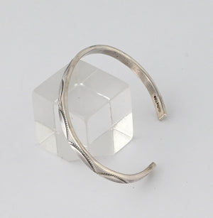 Sterling Cuff Bracelet by Ben Tahe