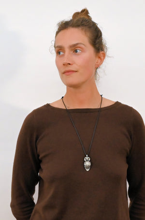 Owl Pendant by Hib Sabin; #8/50