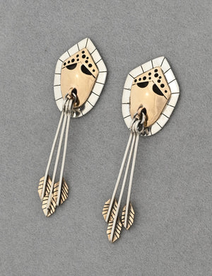 The Spirit of Driftwood Earrings by Denise Wallace