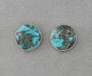 Earrings with Turquoise by Shirley Martinez