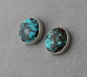 Earrings with Turquoise by Shirley Martinez