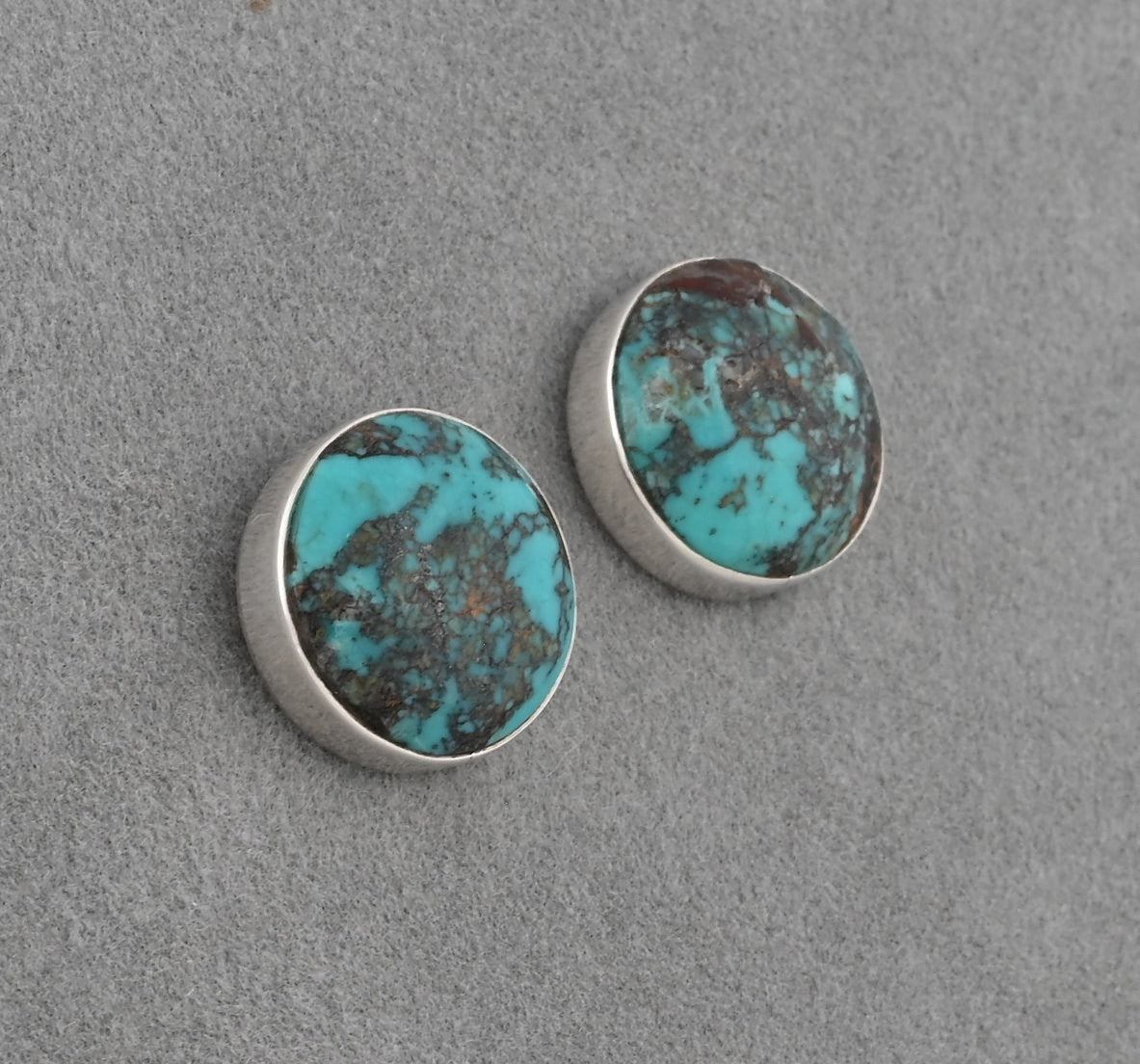 Earrings with Turquoise by Shirley Martinez