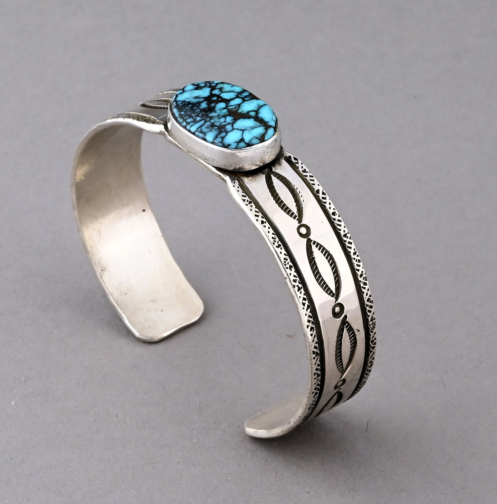 Cuff Bracelet with Turquoise