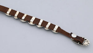 Concho Bracelet with Turquoise by Bonnie Wille