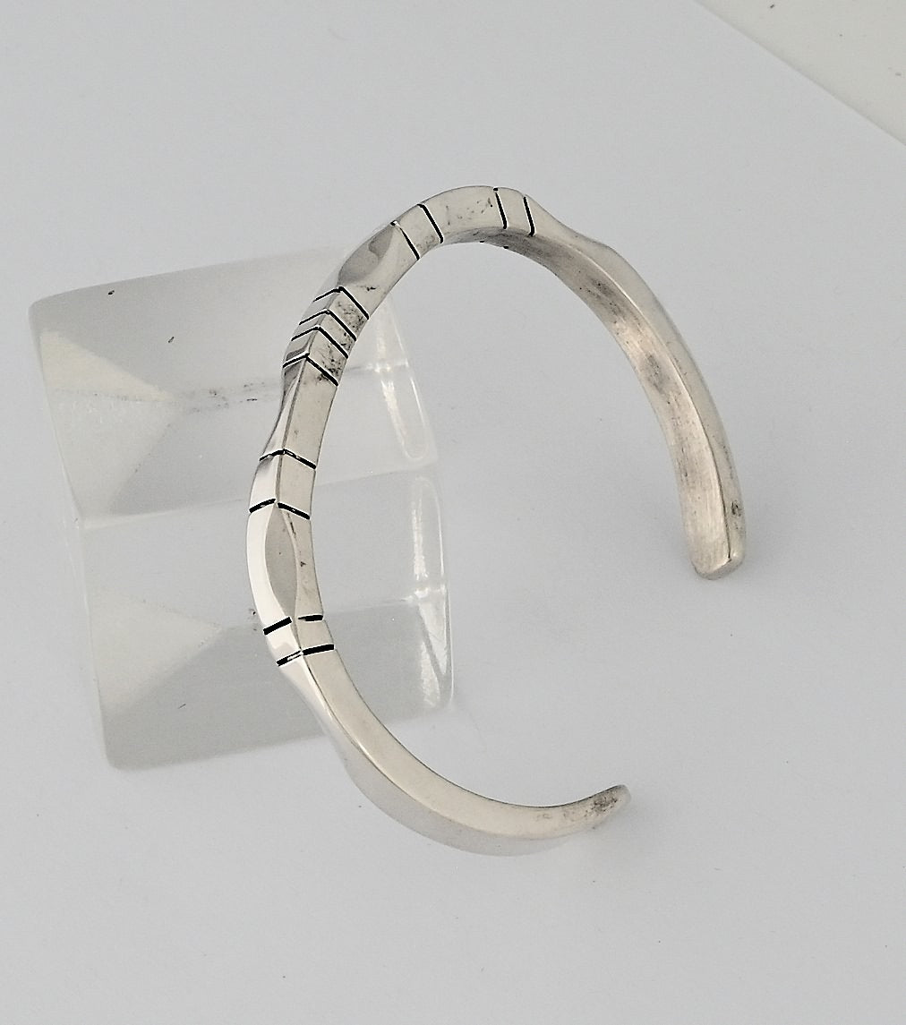 Bracelet with Chiseled Cuff by Ben Tahe