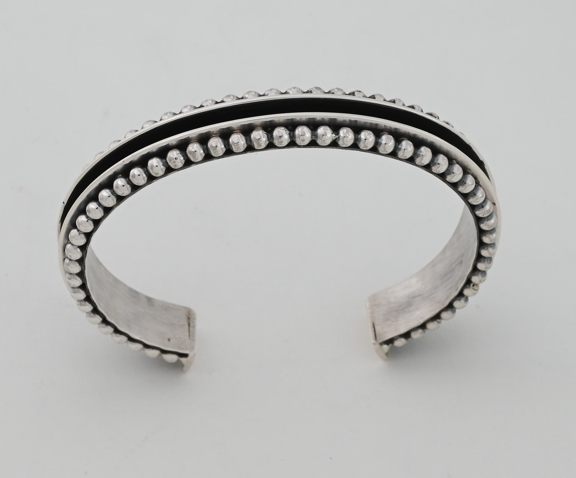 Bracelet, Sterling Silver Cuff Bracelet by Tom Hawk