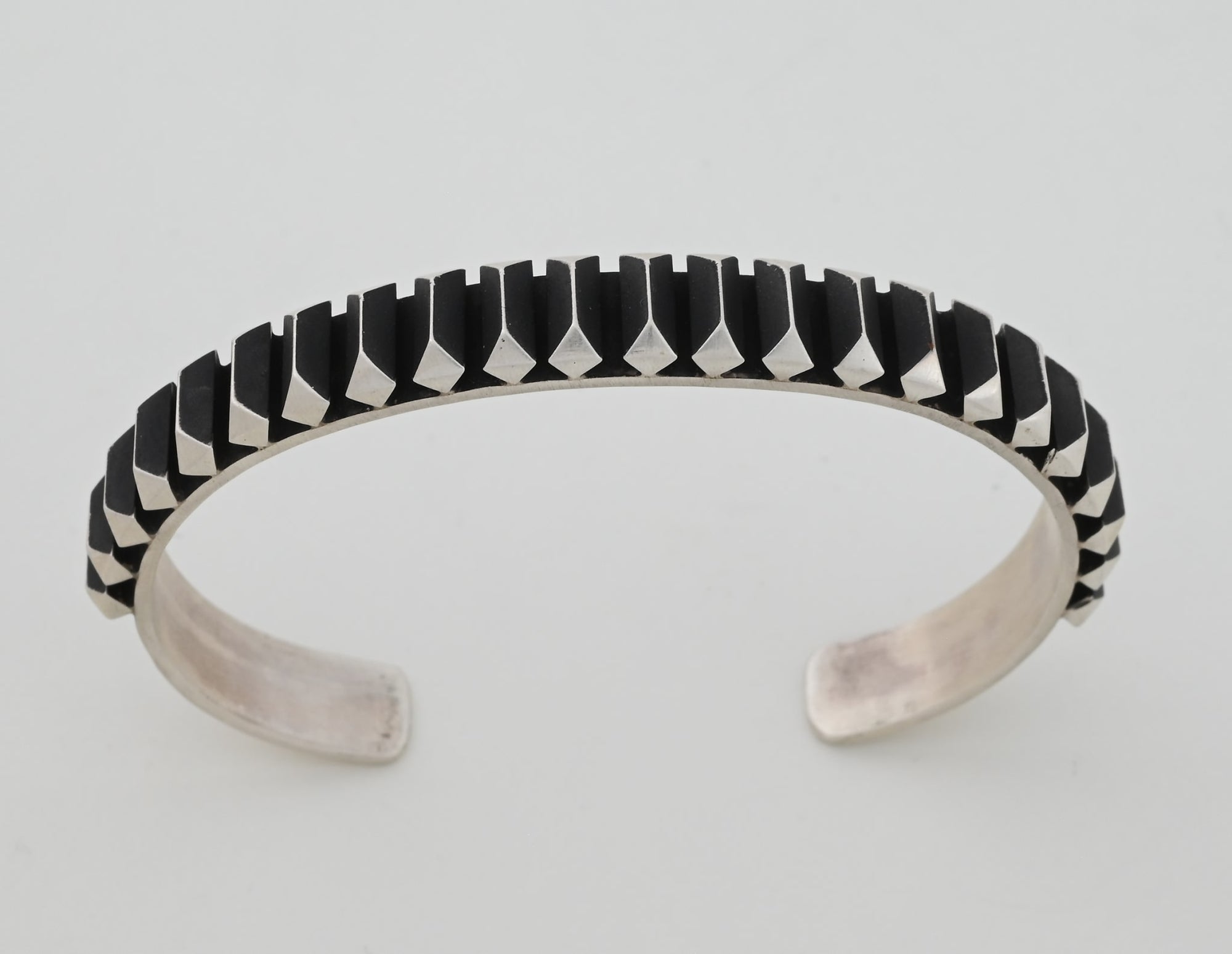 Bracelet, Sterling Silver Cuff by Leander Tahe