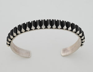 Bracelet, Sterling Silver Cuff by Leander Tahe