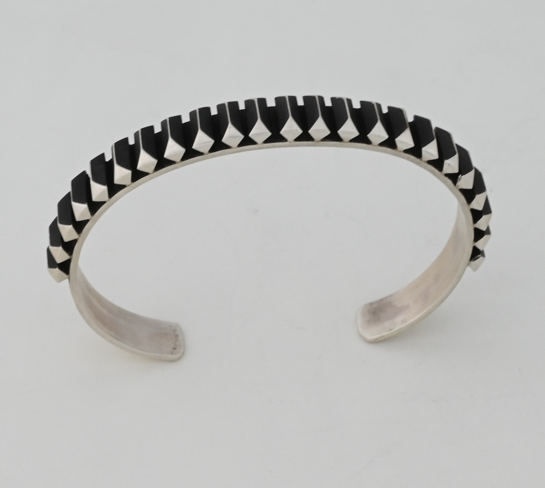 Bracelet, Sterling Silver Cuff by Leander Tahe