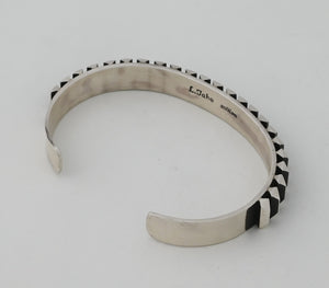 Bracelet, Sterling Silver Cuff by Leander Tahe