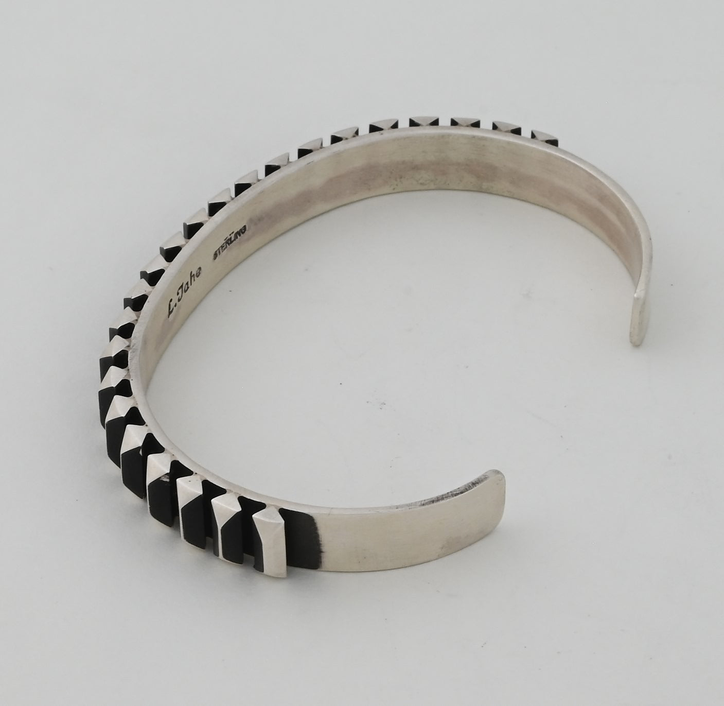 Bracelet, Sterling Silver Cuff by Leander Tahe