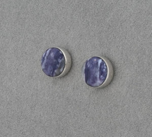 Earrings with Morado Opal by Nikoli Ashley